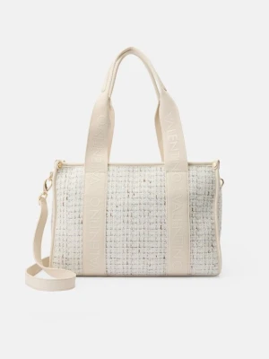 Torba na zakupy Valentino mleczny