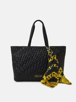 Torba na zakupy Versace Jeans Couture czarny