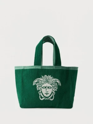 Torba na zakupy Versace zielony