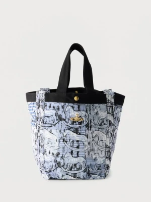 Torba na zakupy Vivienne Westwood granatowy