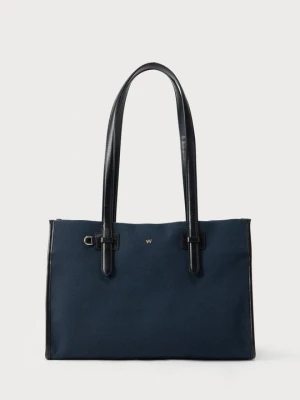 Torba na zakupy Weekend Max Mara granatowy