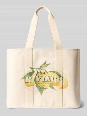 Torba plażowa z czystej bawełny model 'BECKY CPR' HUGO