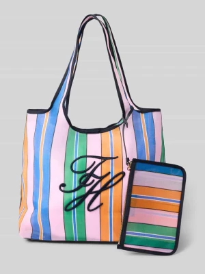 Torba plażowa z pasującym etui Tommy Hilfiger