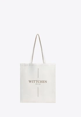 Torba płócienna z logo beżowo - złota Wittchen