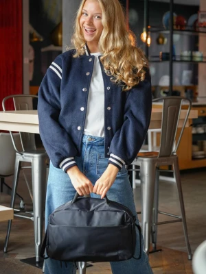 Torba podróżna do samolotu czarna Puccini