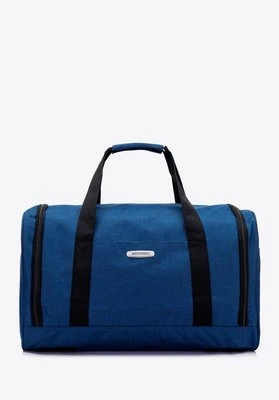 Torba podróżna melanżowa średnia niebieska Wittchen