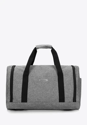 Torba podróżna melanżowa średnia szara Wittchen