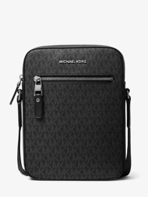 Torba podróżna Varick z logo Michael Kors CZARNY (Czarny)