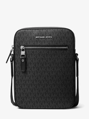 Torba podróżna Varick z logo Michael Kors CZARNY (Czarny)