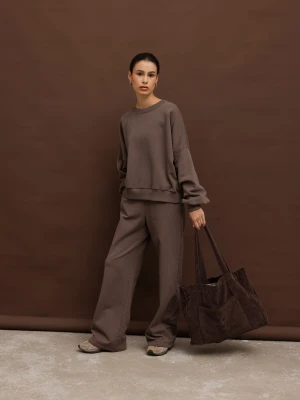 TORBA POPPY CZEKOLADOWA One size - Flawless