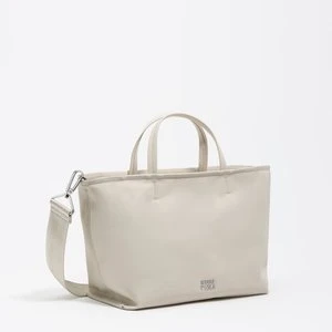 Torba shopper Chihuahua średnia nylon biało-szara BIMBA Y LOLA