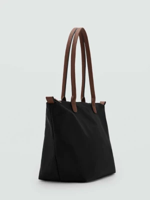 Torba shopper czarny - Teen - Rozmiar uniwersalny - MANGO TEEN