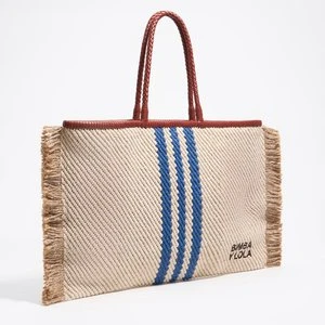 Torba shopper duża ecru BIMBA Y LOLA