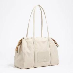 Torba shopper duża nylon biało-szara BIMBA Y LOLA