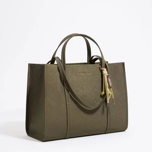 Torba shopper duża nylon khaki BIMBA Y LOLA