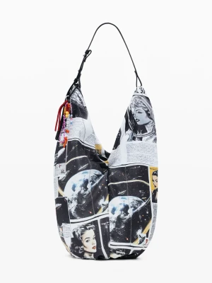 Torba shopper gazeta duża przestrzeń Desigual