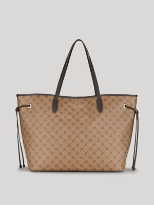 Torba shopper Mazzolino Lara w kolorze brązowym z chabrowym wzorem Joop