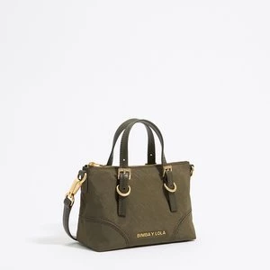 Torba shopper mini nylon khaki BIMBA Y LOLA