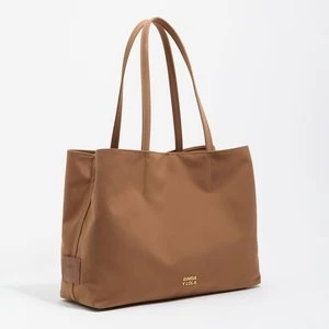 Torba shopper Chihuahua duża gabardyna cynamonowa BIMBA Y LOLA