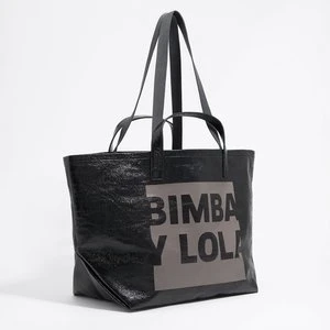 Torba shopper duża czarna BIMBA Y LOLA