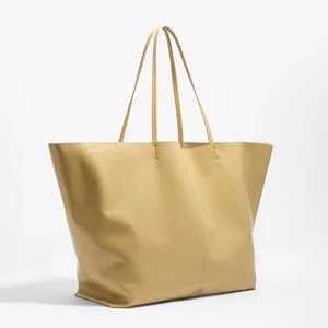 Torba shopper Paper maxi skóra orzech laskowy BIMBA Y LOLA