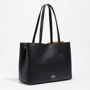 Torba shopper Chihuahua skóra czarna BIMBA Y LOLA
