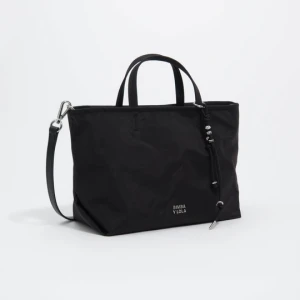 Torba shopper średnia nylon czarna BIMBA Y LOLA