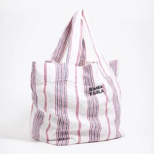 Torba shopper maxi len truskawka BIMBA Y LOLA