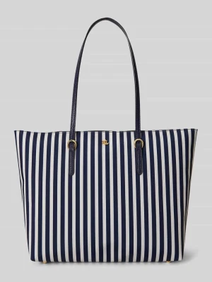 torba shopper z aplikacją z logo Lauren Ralph Lauren