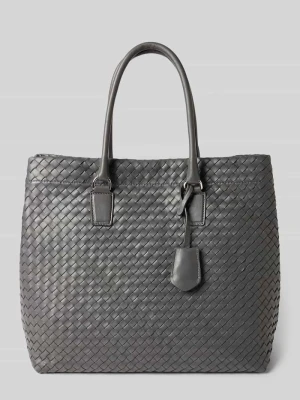 Torba shopper z aplikacją z logo model ‘Rooftop’ abro