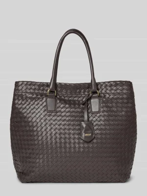 Torba shopper z aplikacją z logo model ‘Rooftop’ abro