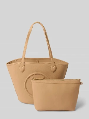 Torba shopper z aplikacją z logo model ‘SPRECIAL COVENT’ VALENTINO BAGS