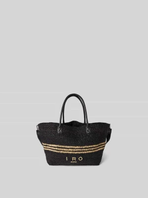 Torba shopper z czystej bawełny IRO Czarny