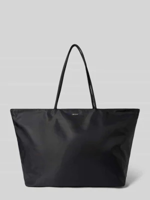 torba shopper z detal z logo AIMN Czarny