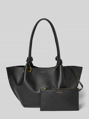 torba shopper z detal z logo model 'FINN' Coccinelle