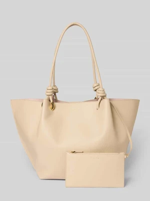 torba shopper z detal z logo model 'FINN' Coccinelle