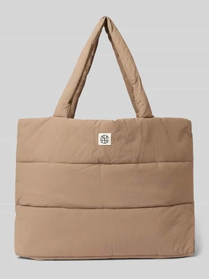 Torba shopper z Detal z logo Model 'SASJA' MSCH Copenhagen
