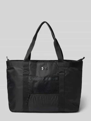 torba shopper z detal z logo Under Armour Czarny
