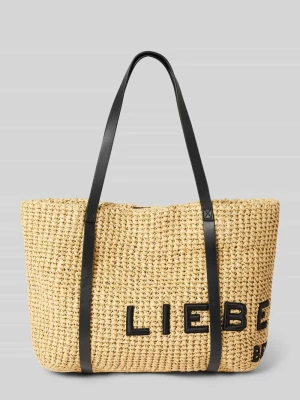 Torba shopper z detalami z logo liebeskind berlin