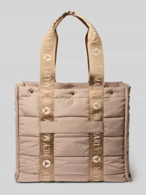 Torba shopper z detalami z logo model 'Best Buddy' Hey Marly