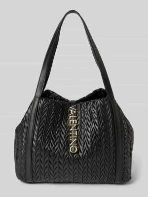 Torba shopper z detalami z logo VALENTINO BAGS