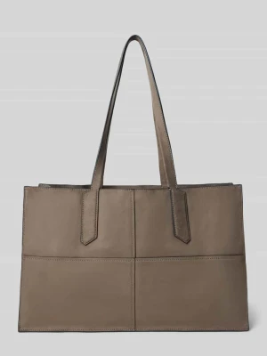 Torba shopper z detalem z logo model ‘AMY’ liebeskind berlin