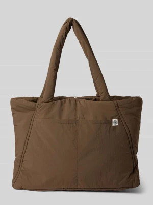 Torba shopper z detalem z logo model ‘SIRIA SASJA’ MSCH Copenhagen