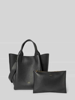 Torba shopper z fakturowanym wzorem model ‘Media’ abro