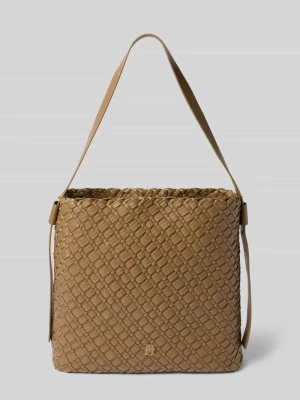 Torba shopper z grubym tkanym wzorem Tommy Hilfiger