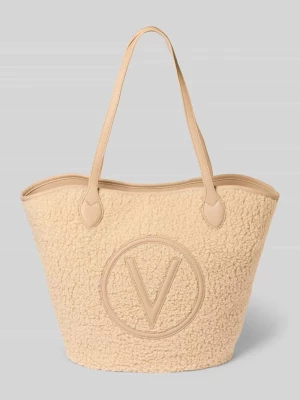 Torba shopper z imitacji futerka model ‘COVENT’ VALENTINO BAGS