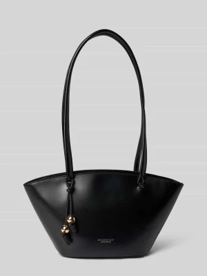 Torba shopper z imitacji skóry model ‘Arvaja’ Seidenfelt Czarny
