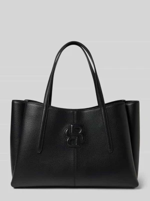 Torba shopper z monogramem z podwójną literą „B” Boss