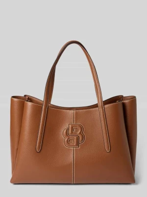 Torba shopper z monogramem z podwójną literą „B” Boss
