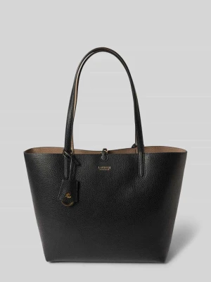 Torba shopper z nadrukiem z logo Lauren Ralph Lauren